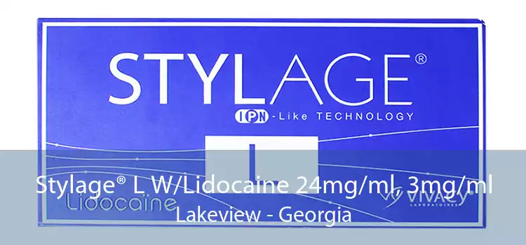 Stylage® L W/Lidocaine 24mg/ml, 3mg/ml Lakeview - Georgia