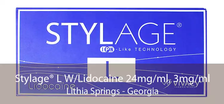 Stylage® L W/Lidocaine 24mg/ml, 3mg/ml Lithia Springs - Georgia