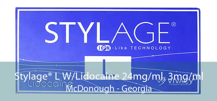Stylage® L W/Lidocaine 24mg/ml, 3mg/ml McDonough - Georgia