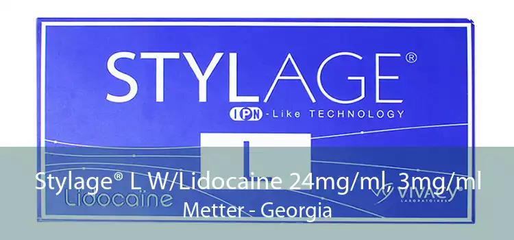 Stylage® L W/Lidocaine 24mg/ml, 3mg/ml Metter - Georgia
