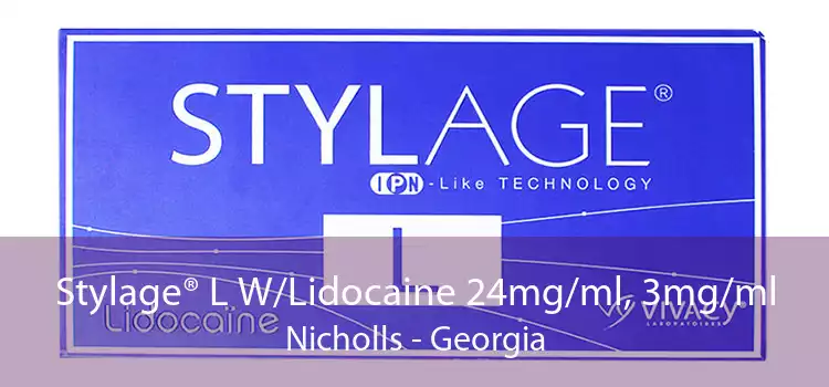 Stylage® L W/Lidocaine 24mg/ml, 3mg/ml Nicholls - Georgia