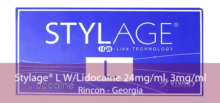 Stylage® L W/Lidocaine 24mg/ml, 3mg/ml Rincon - Georgia