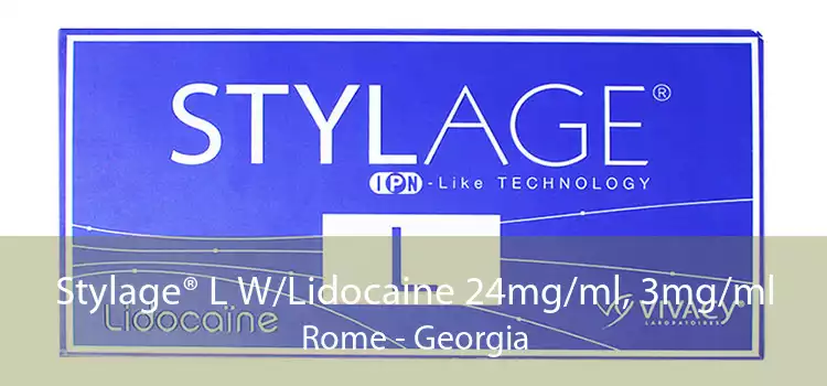 Stylage® L W/Lidocaine 24mg/ml, 3mg/ml Rome - Georgia