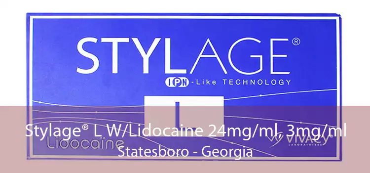 Stylage® L W/Lidocaine 24mg/ml, 3mg/ml Statesboro - Georgia