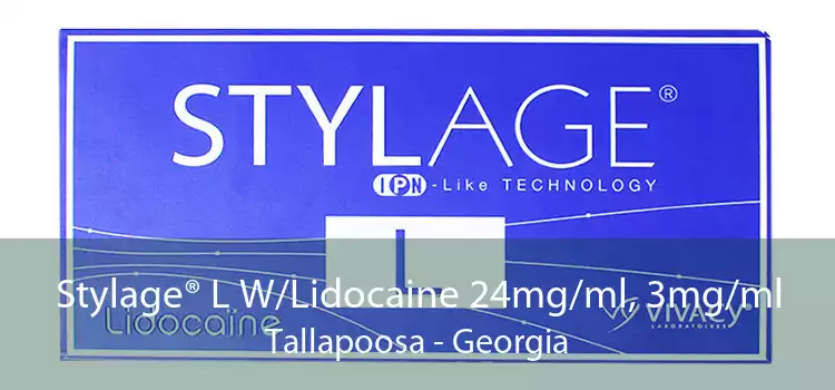 Stylage® L W/Lidocaine 24mg/ml, 3mg/ml Tallapoosa - Georgia