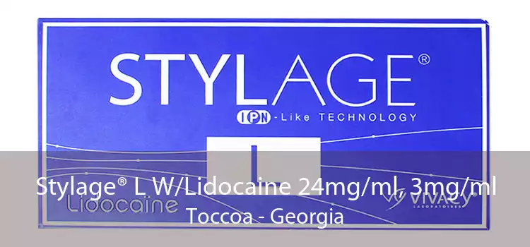 Stylage® L W/Lidocaine 24mg/ml, 3mg/ml Toccoa - Georgia