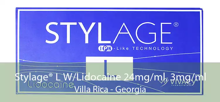 Stylage® L W/Lidocaine 24mg/ml, 3mg/ml Villa Rica - Georgia
