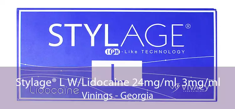 Stylage® L W/Lidocaine 24mg/ml, 3mg/ml Vinings - Georgia
