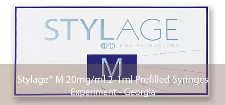 Stylage® M 20mg/ml 2-1ml Prefilled Syringes Experiment - Georgia