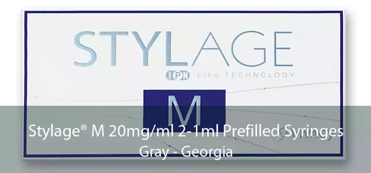 Stylage® M 20mg/ml 2-1ml Prefilled Syringes Gray - Georgia