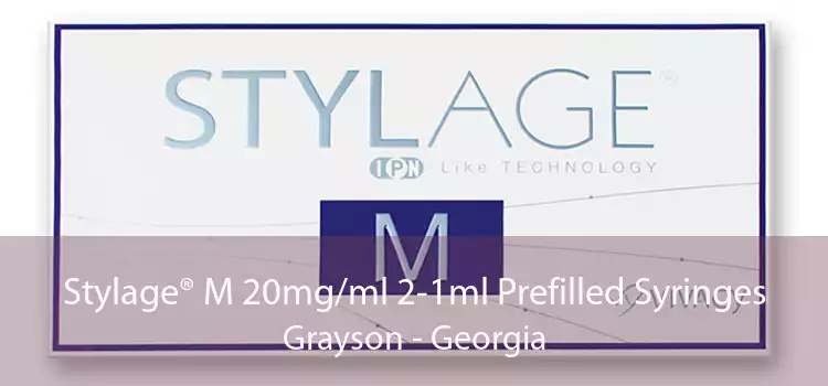Stylage® M 20mg/ml 2-1ml Prefilled Syringes Grayson - Georgia