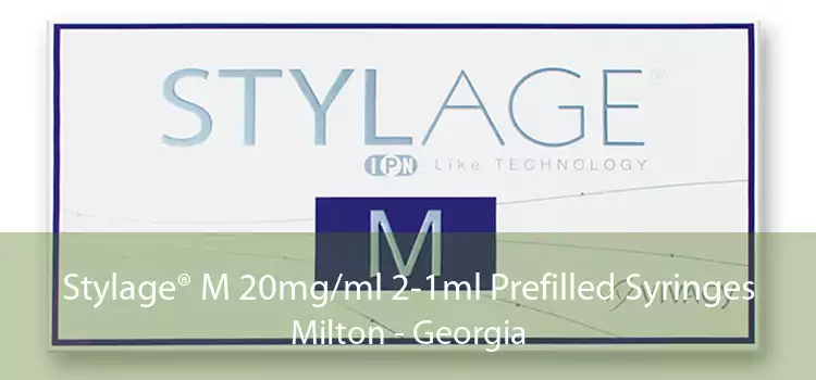 Stylage® M 20mg/ml 2-1ml Prefilled Syringes Milton - Georgia