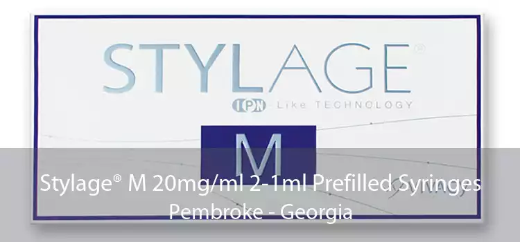 Stylage® M 20mg/ml 2-1ml Prefilled Syringes Pembroke - Georgia