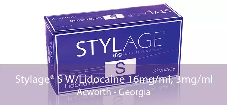 Stylage® S W/Lidocaine 16mg/ml, 3mg/ml Acworth - Georgia