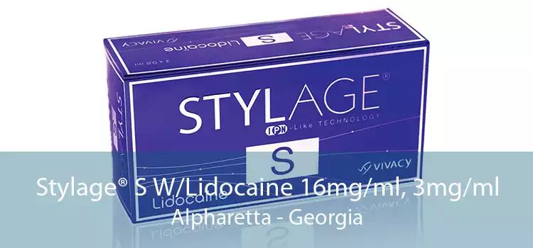 Stylage® S W/Lidocaine 16mg/ml, 3mg/ml Alpharetta - Georgia