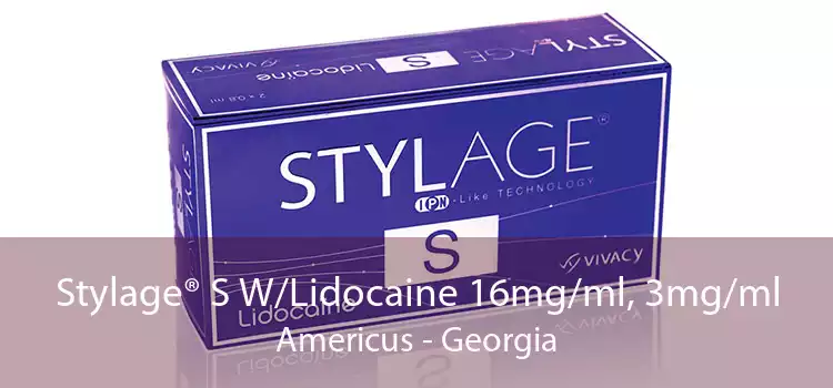Stylage® S W/Lidocaine 16mg/ml, 3mg/ml Americus - Georgia