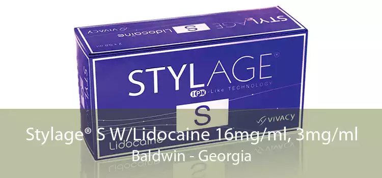 Stylage® S W/Lidocaine 16mg/ml, 3mg/ml Baldwin - Georgia