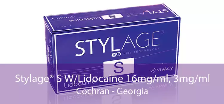 Stylage® S W/Lidocaine 16mg/ml, 3mg/ml Cochran - Georgia