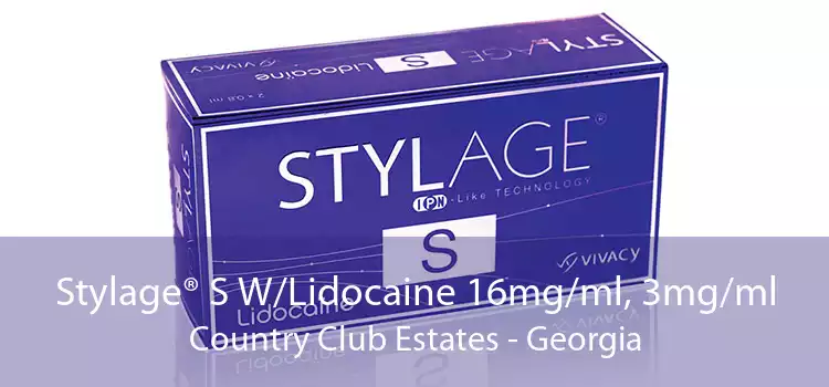 Stylage® S W/Lidocaine 16mg/ml, 3mg/ml Country Club Estates - Georgia