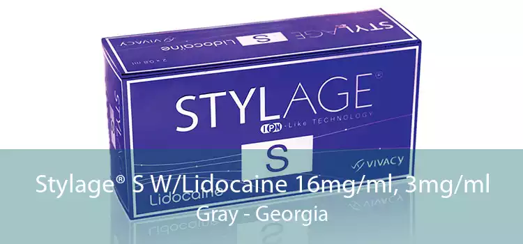 Stylage® S W/Lidocaine 16mg/ml, 3mg/ml Gray - Georgia