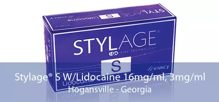 Stylage® S W/Lidocaine 16mg/ml, 3mg/ml Hogansville - Georgia