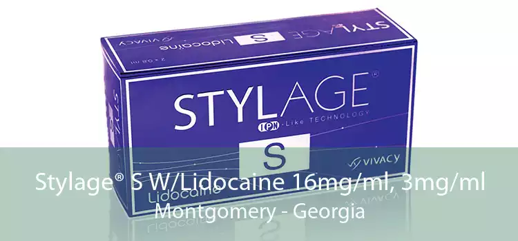 Stylage® S W/Lidocaine 16mg/ml, 3mg/ml Montgomery - Georgia