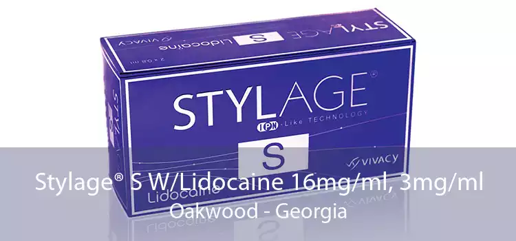 Stylage® S W/Lidocaine 16mg/ml, 3mg/ml Oakwood - Georgia