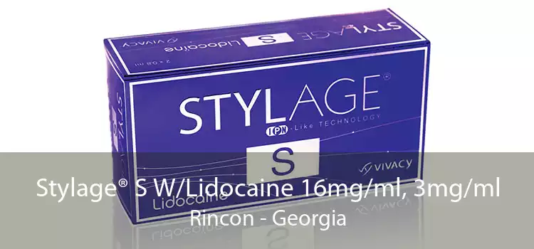 Stylage® S W/Lidocaine 16mg/ml, 3mg/ml Rincon - Georgia