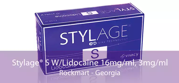 Stylage® S W/Lidocaine 16mg/ml, 3mg/ml Rockmart - Georgia