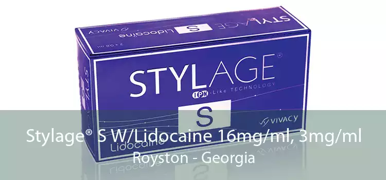 Stylage® S W/Lidocaine 16mg/ml, 3mg/ml Royston - Georgia