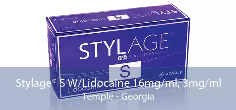 Stylage® S W/Lidocaine 16mg/ml, 3mg/ml Temple - Georgia