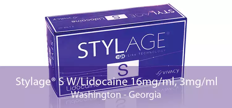 Stylage® S W/Lidocaine 16mg/ml, 3mg/ml Washington - Georgia