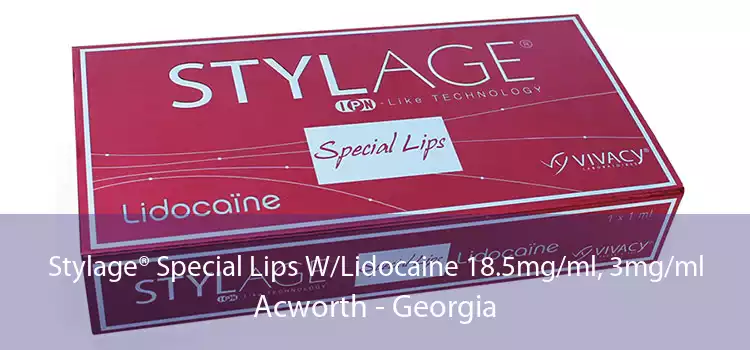 Stylage® Special Lips W/Lidocaine 18.5mg/ml, 3mg/ml Acworth - Georgia