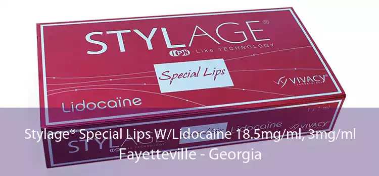 Stylage® Special Lips W/Lidocaine 18.5mg/ml, 3mg/ml Fayetteville - Georgia