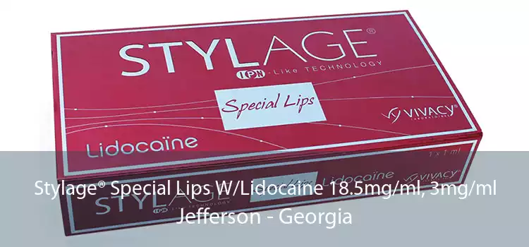 Stylage® Special Lips W/Lidocaine 18.5mg/ml, 3mg/ml Jefferson - Georgia