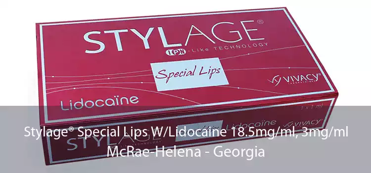 Stylage® Special Lips W/Lidocaine 18.5mg/ml, 3mg/ml McRae-Helena - Georgia