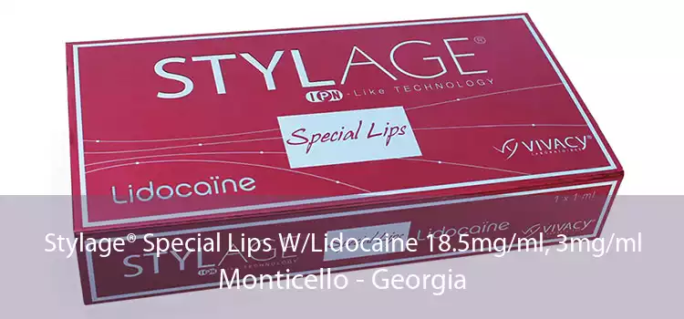 Stylage® Special Lips W/Lidocaine 18.5mg/ml, 3mg/ml Monticello - Georgia