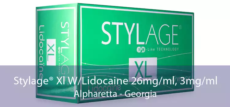 Stylage® Xl W/Lidocaine 26mg/ml, 3mg/ml Alpharetta - Georgia