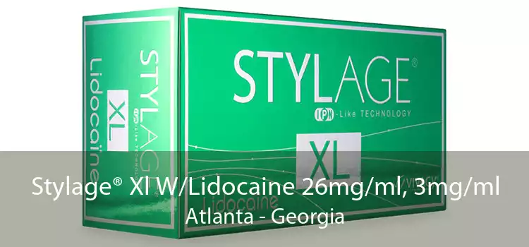 Stylage® Xl W/Lidocaine 26mg/ml, 3mg/ml Atlanta - Georgia