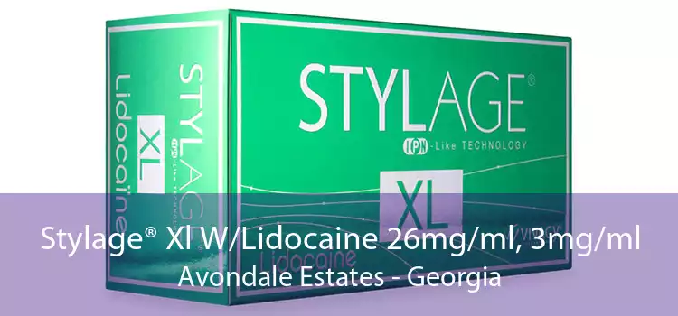 Stylage® Xl W/Lidocaine 26mg/ml, 3mg/ml Avondale Estates - Georgia