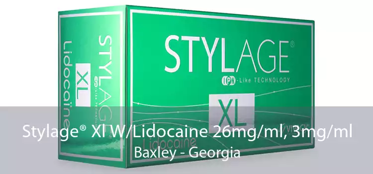 Stylage® Xl W/Lidocaine 26mg/ml, 3mg/ml Baxley - Georgia