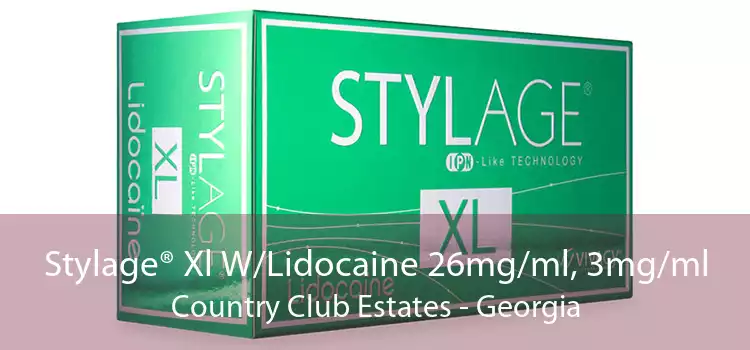 Stylage® Xl W/Lidocaine 26mg/ml, 3mg/ml Country Club Estates - Georgia
