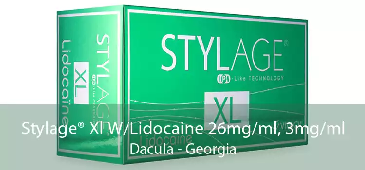 Stylage® Xl W/Lidocaine 26mg/ml, 3mg/ml Dacula - Georgia