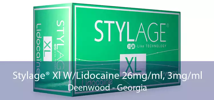 Stylage® Xl W/Lidocaine 26mg/ml, 3mg/ml Deenwood - Georgia