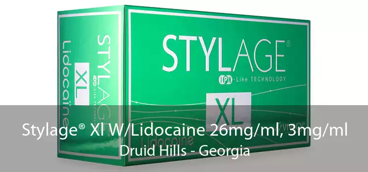 Stylage® Xl W/Lidocaine 26mg/ml, 3mg/ml Druid Hills - Georgia