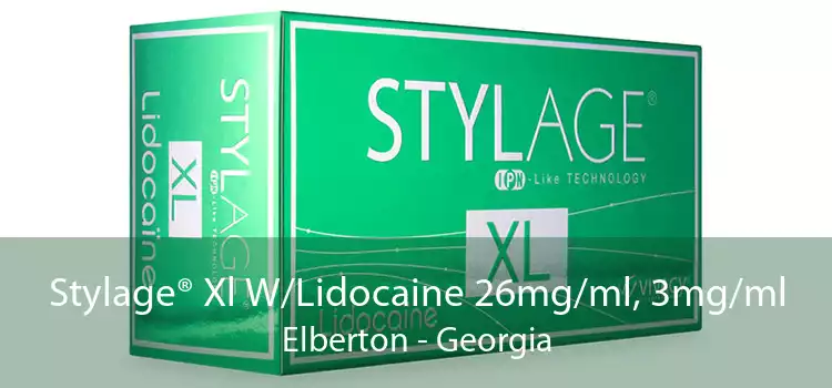 Stylage® Xl W/Lidocaine 26mg/ml, 3mg/ml Elberton - Georgia