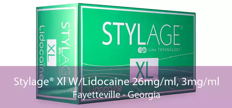 Stylage® Xl W/Lidocaine 26mg/ml, 3mg/ml Fayetteville - Georgia