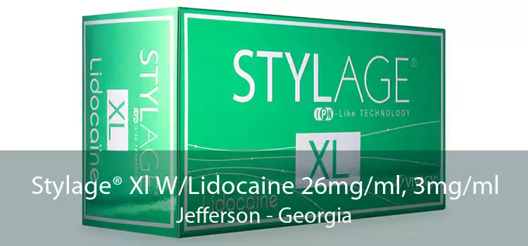 Stylage® Xl W/Lidocaine 26mg/ml, 3mg/ml Jefferson - Georgia
