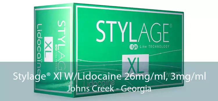Stylage® Xl W/Lidocaine 26mg/ml, 3mg/ml Johns Creek - Georgia