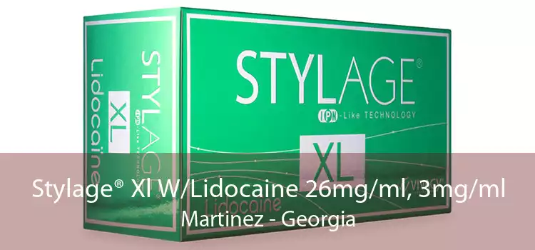 Stylage® Xl W/Lidocaine 26mg/ml, 3mg/ml Martinez - Georgia